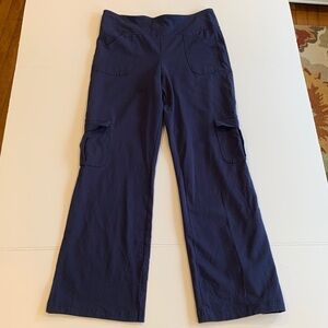Women with Control Large Tall Navy Blue Waist Tummy Control Shaping Pants